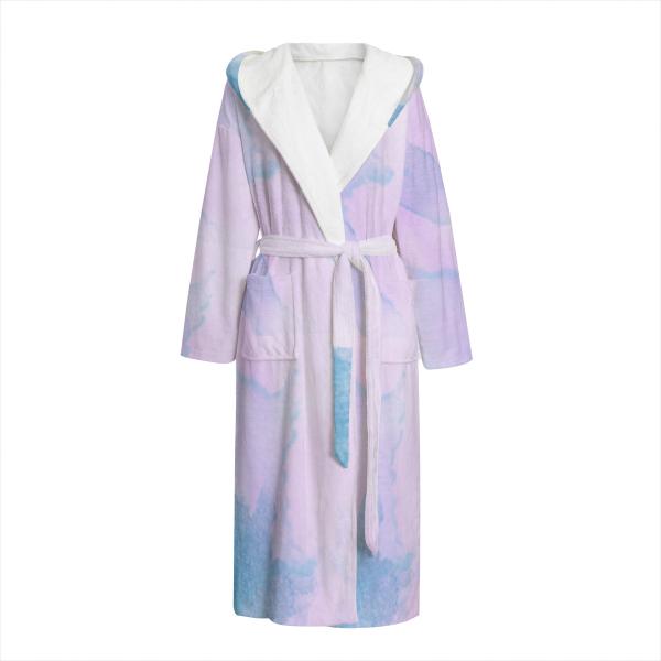 Bunter Bademantel Aussie Flanell – flauschig & farbenfroh, Größen S–2XL